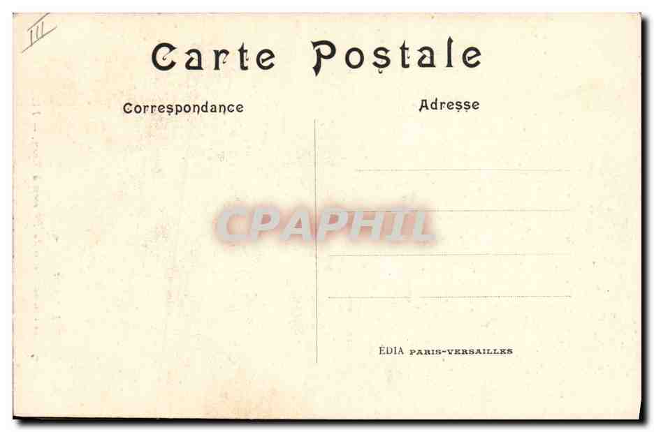 Le Général Foch — Nommé au commandement du 20e corps à Nancy — LL. — Verso