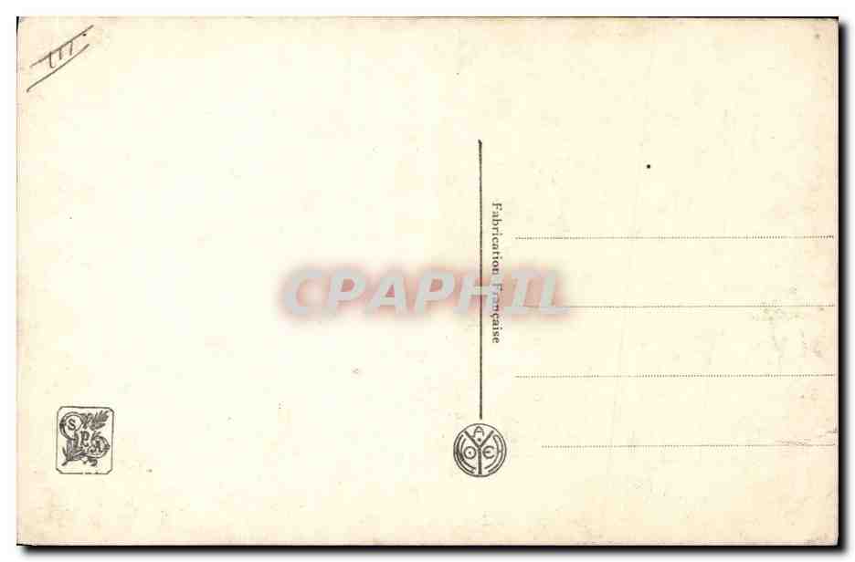 CPA Militaria Marechal Foch  — Rückseite