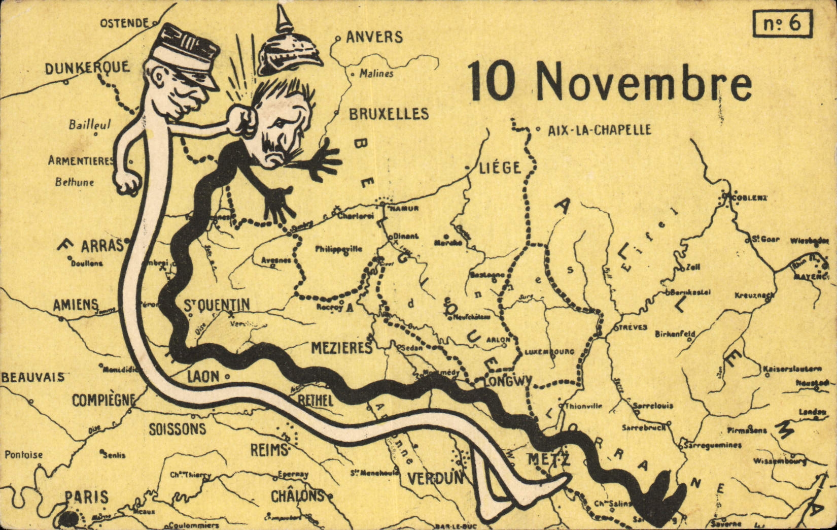 CPA Militaria 10 Novembre 