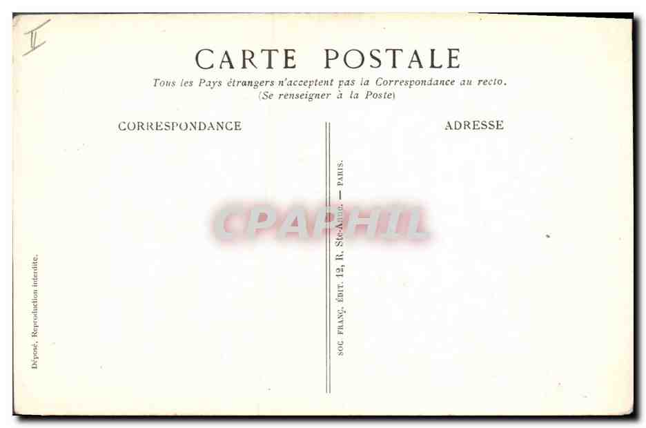 CPA Militaria Notre programme  — Rückseite
