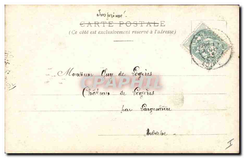 CPA Salon 1903 Clairin La benediction des epees  — Rückseite