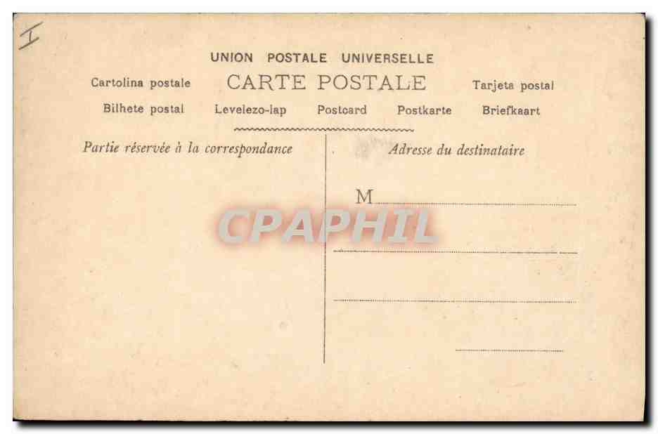 CPA Salon 1907 Desvarreux Larpenteur Matinee a Bleneau Yonne  — Verso