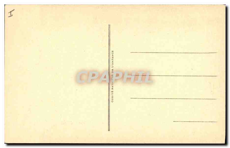 CPA Musee Conde Chantilly Greuze La surprise  — Verso