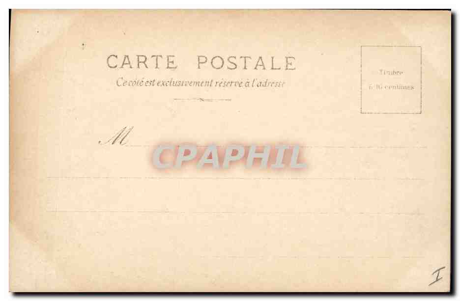 CPA Musee de Versailles Louis Anne Bourbon  — Verso