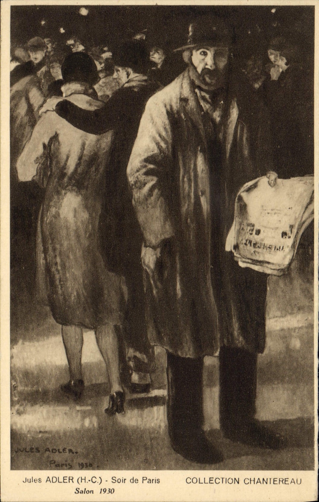 CPA Jules ADler Soir de Paris Chantereau Salon 1930 