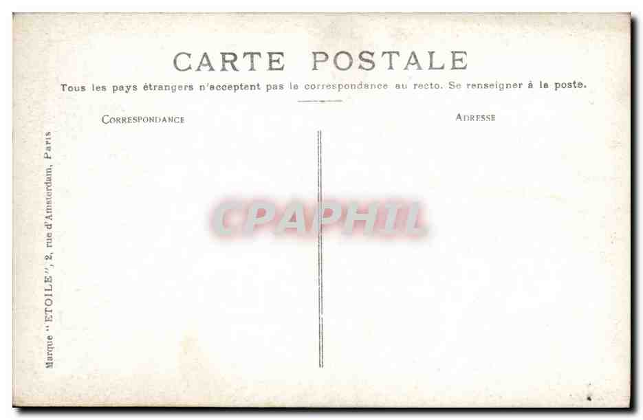 CPA Salon 1908 Chaffanel La Nina  — Verso