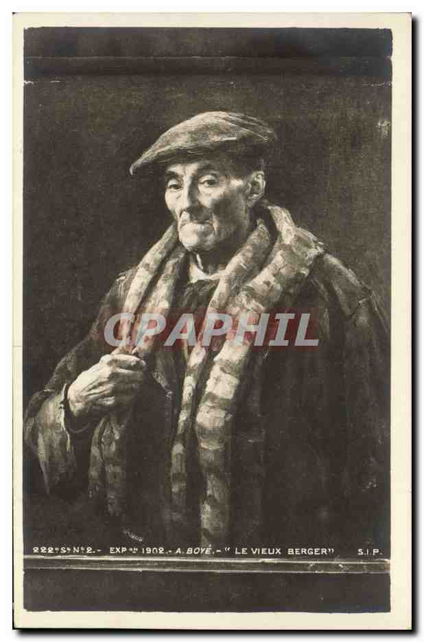 CPA Exposition 1902 Boye Le vieux berger 