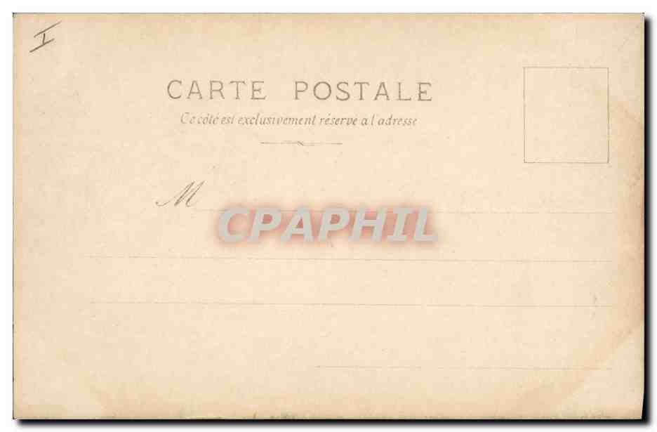 CPA Abel Boye Vieille femme Exposition 1902 — Rückseite