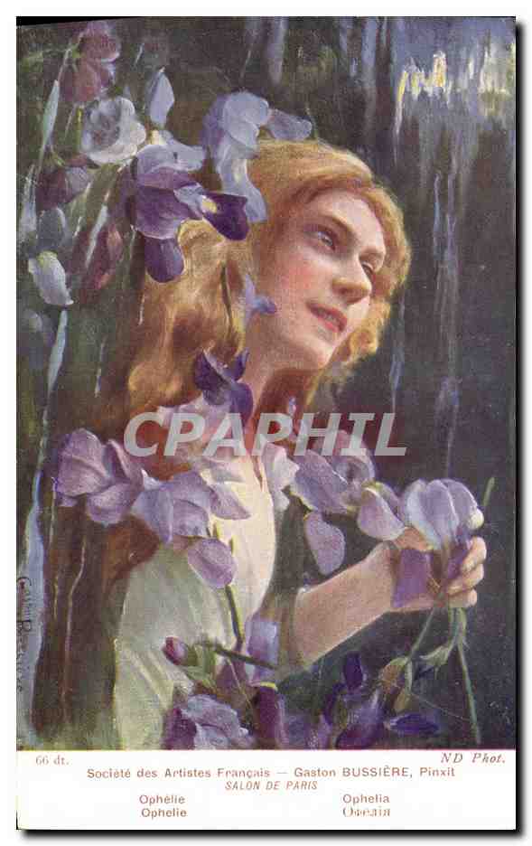 CPA Ophelie Salon de Paris Gaston Bussiere 