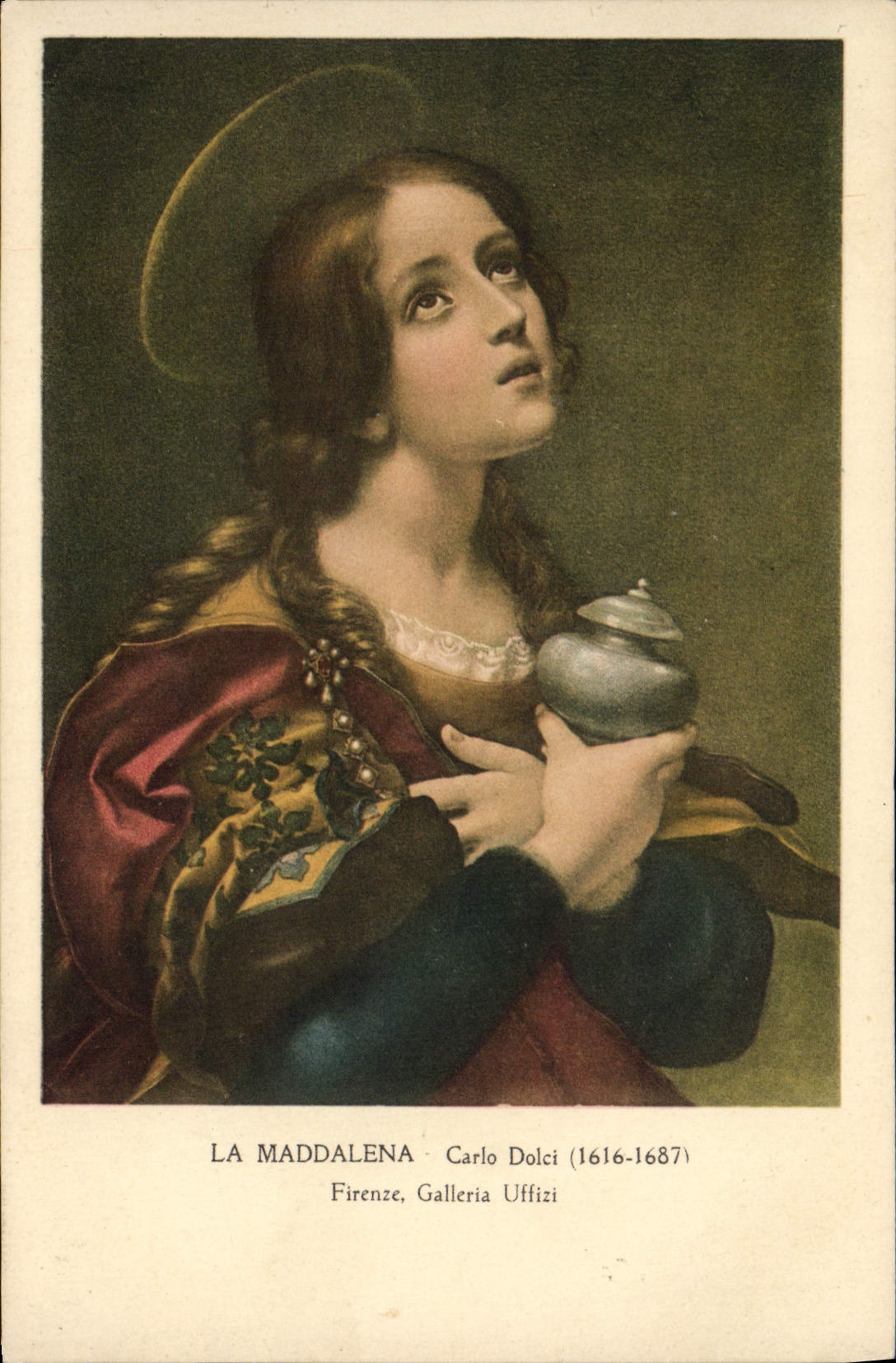 CPA La Maddalena Carlo Dolci Firenze Galleria Uffizi 