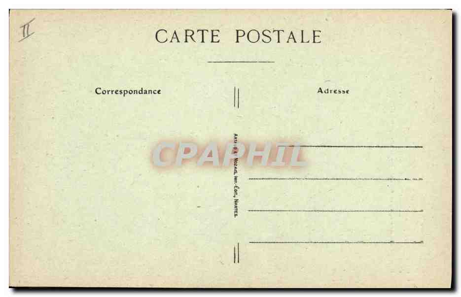 CPA Folklore Fillettes d'Anjou  — Verso