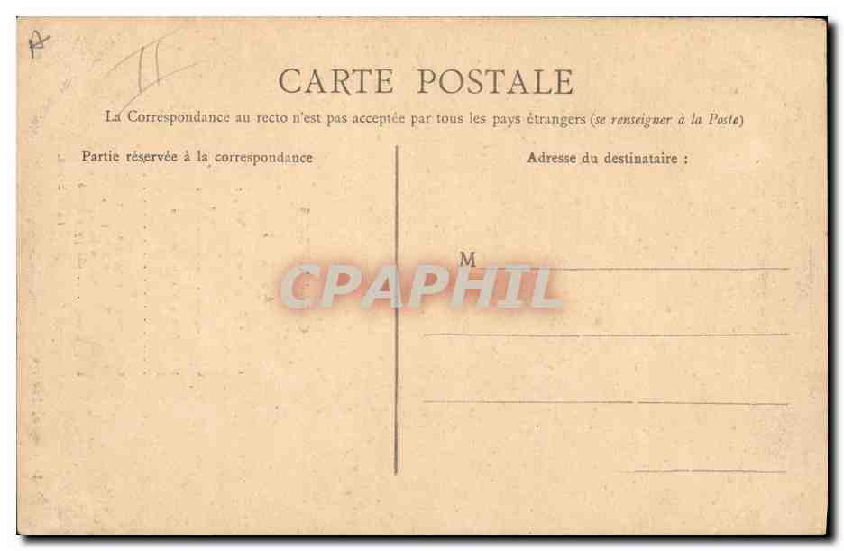 CPA Folklore Coiffe d'Ancenis  — Verso