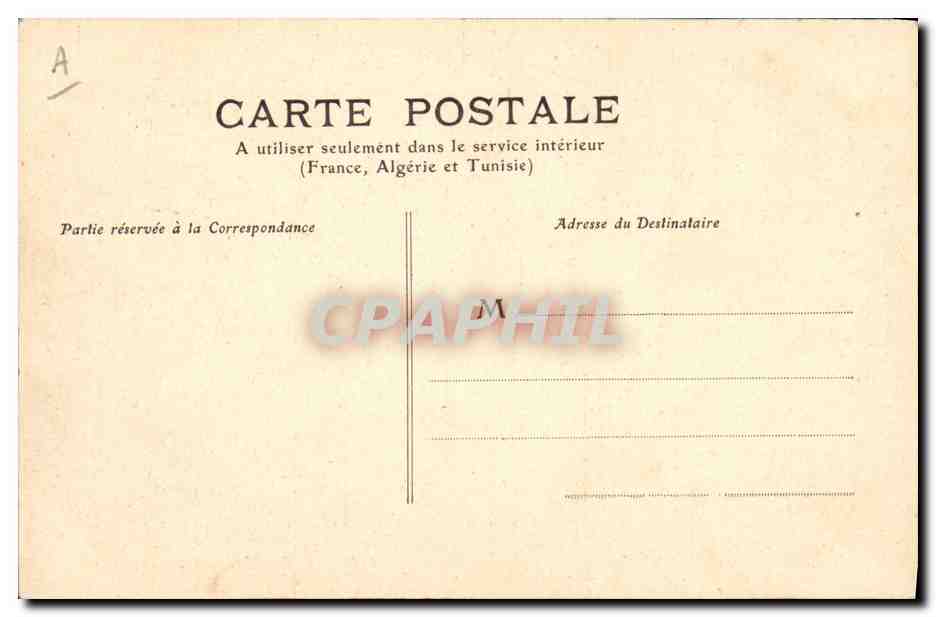 CPA Folklore Danse rustique La ronde  — Verso