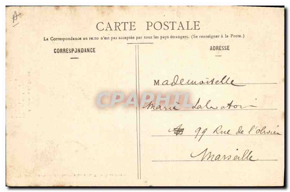 CPA Folklore Amoureux en Poitou  — Verso
