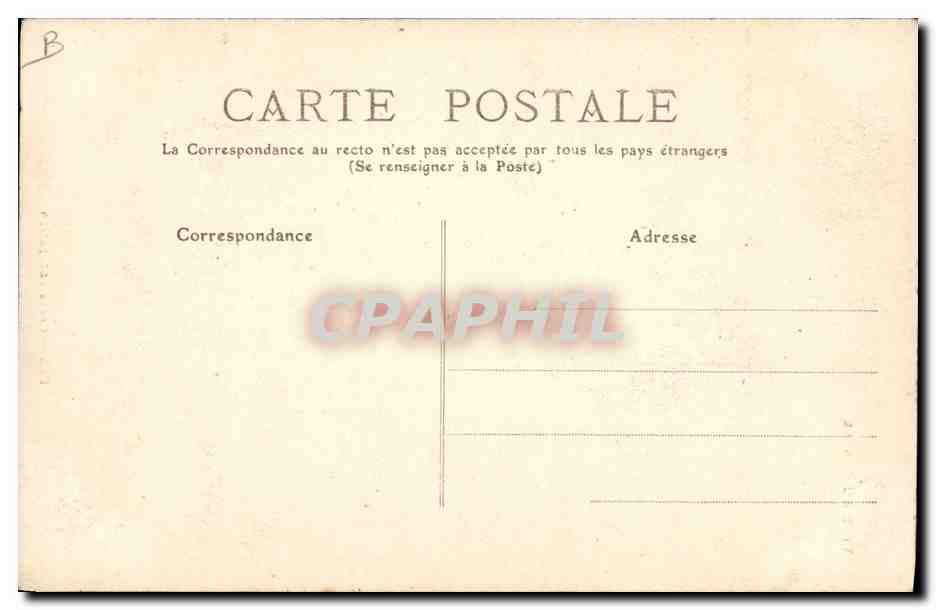 CPA Folklore Grave occupation  — Verso