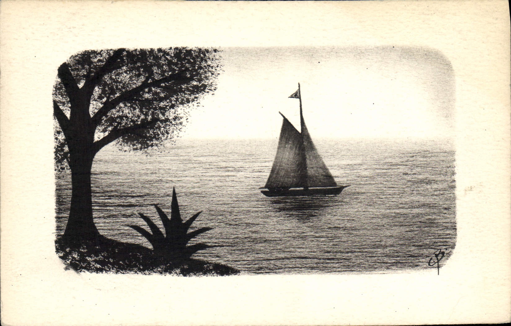 CPA Fantaisie Illustrateur Bateau 