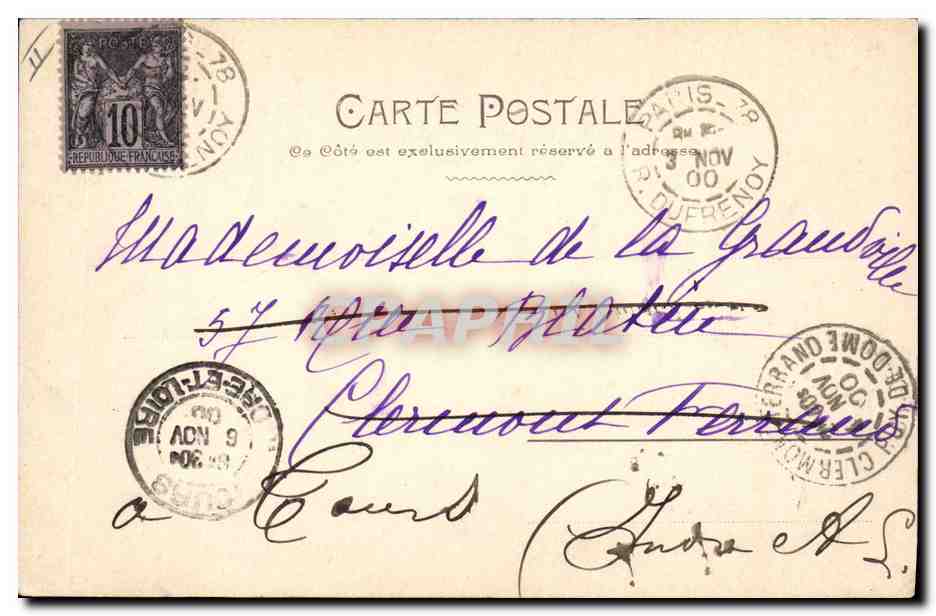 CPA Fantaisie Illustrateur Femme  — Rückseite
