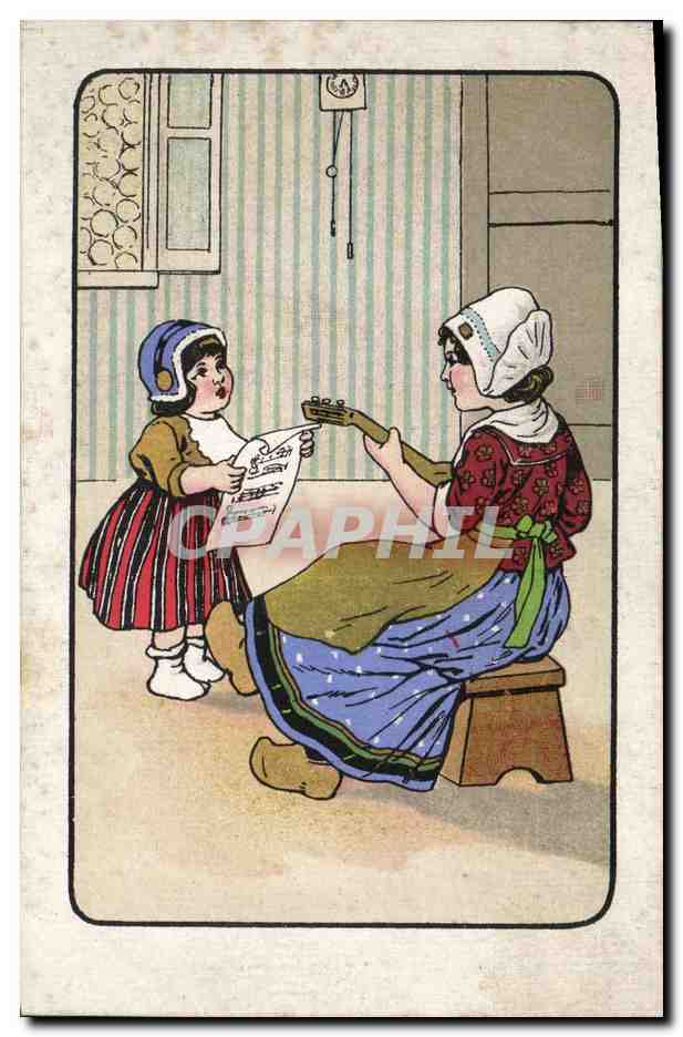 Frau und Kind in einem Zimmer — Lebensszenen — Verlag Visio, n° 1158-6