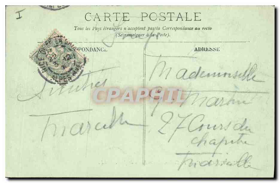 CPA Casino Monte Carlo Les salles de jeux  — Verso