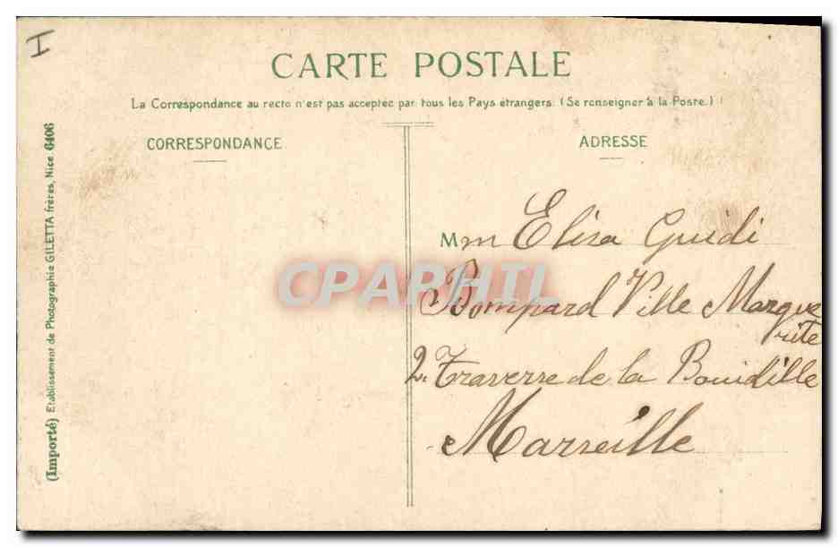 CPA Casino Monte Carlo Nouvelle salle de jeu  — Verso