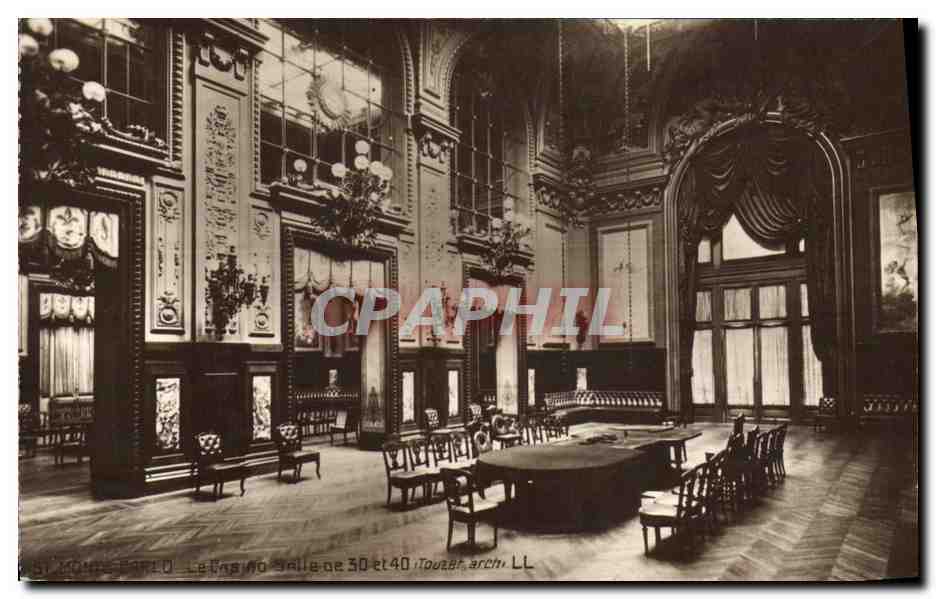 CPA Casino Monte Carlo Salle de 30 et 40 