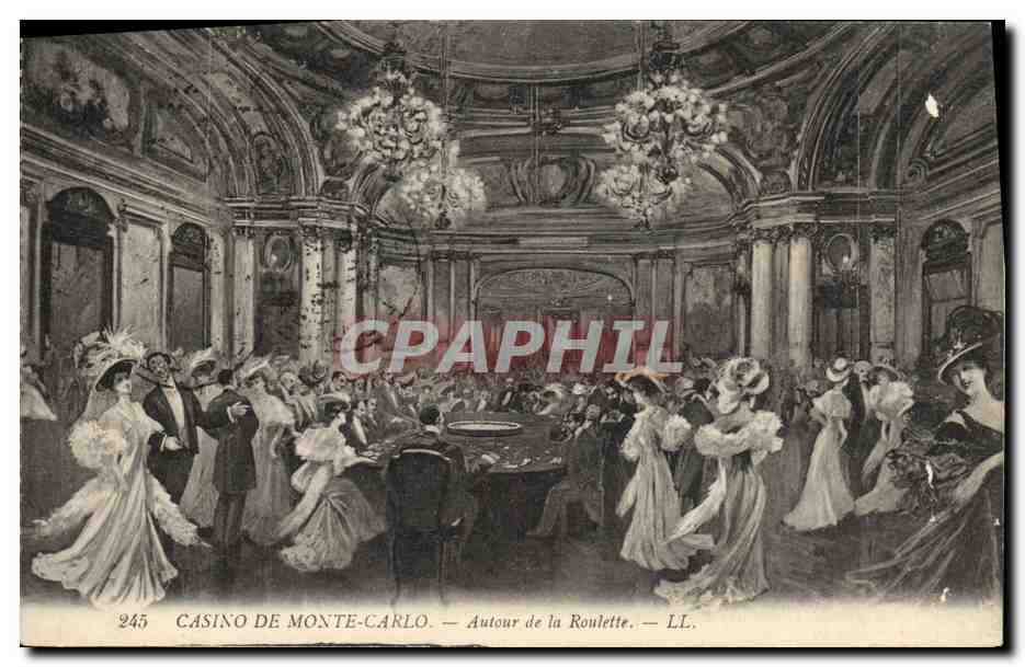 CPA Casino Monte Carlo Autour de la roulette 