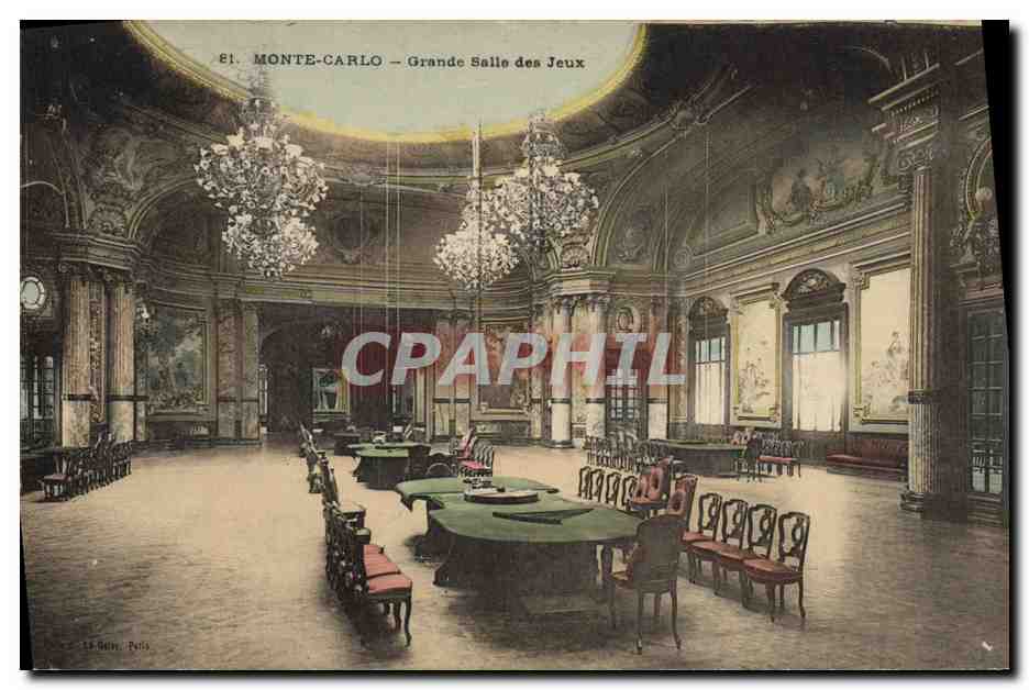 CPA Casino Monte Carlo Grande salle de jeux 