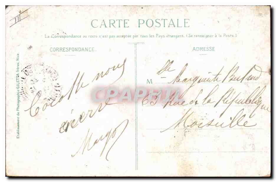 CPA Casino Monte Carlo Nouvelle salle de jeu  — Verso