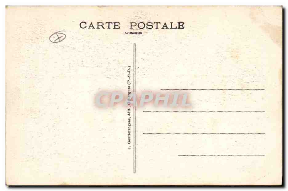CPA Casino Vichy Salle de Baccara du grand casino  — Rückseite