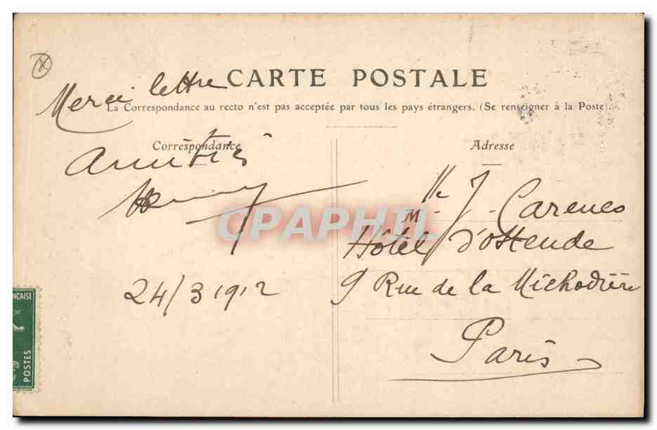 CPA Casino Calais Salle de baccara  — Rückseite