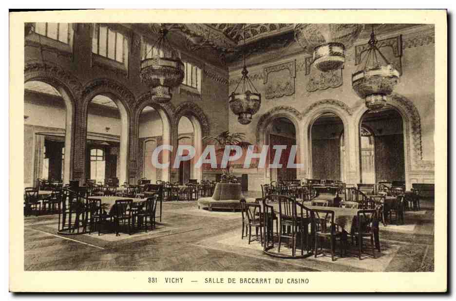 CPA Casino Vichy Salle de Baccarat du casino 