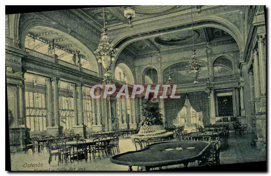 CPA Casino Ostende Kursaal Salle des jeux 