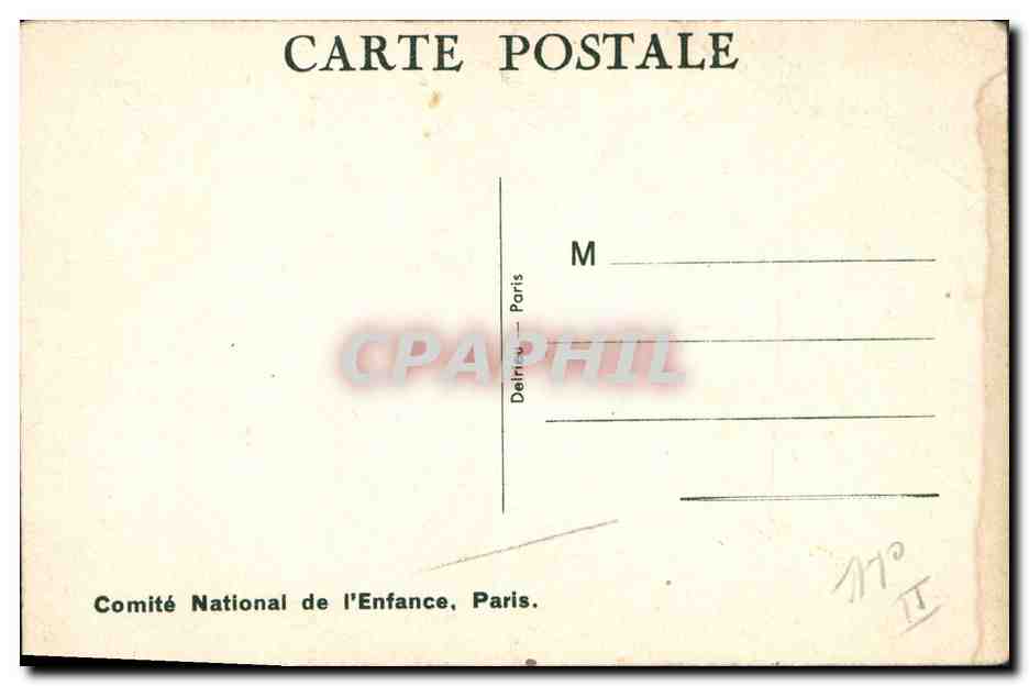CPA Fantaisie Illustrateur Mallet Enfant A qui le tour Chien  — Rückseite