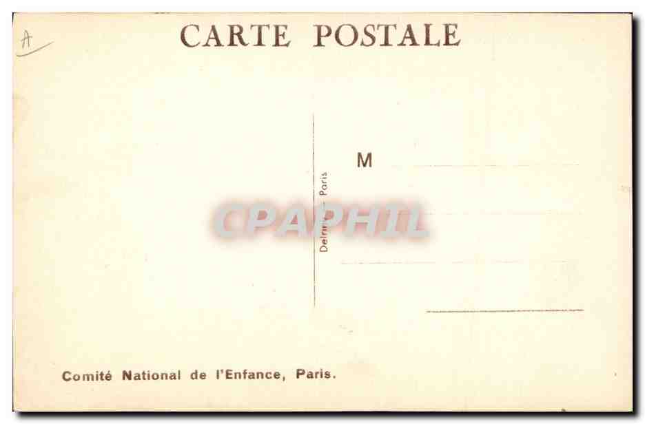 CPA Fantaisie Illustrateur Mallet Enfant A qui le tour Chien  — Rückseite