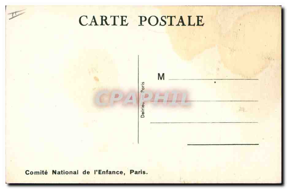 CPA Fantaisie Illustrateur Mallet Enfant Grandes vacances  — Rückseite