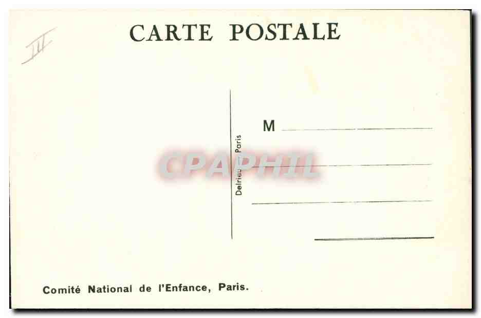 CPA Fantaisie Illustrateur Mallet Enfant Grandes vacances  — Rückseite