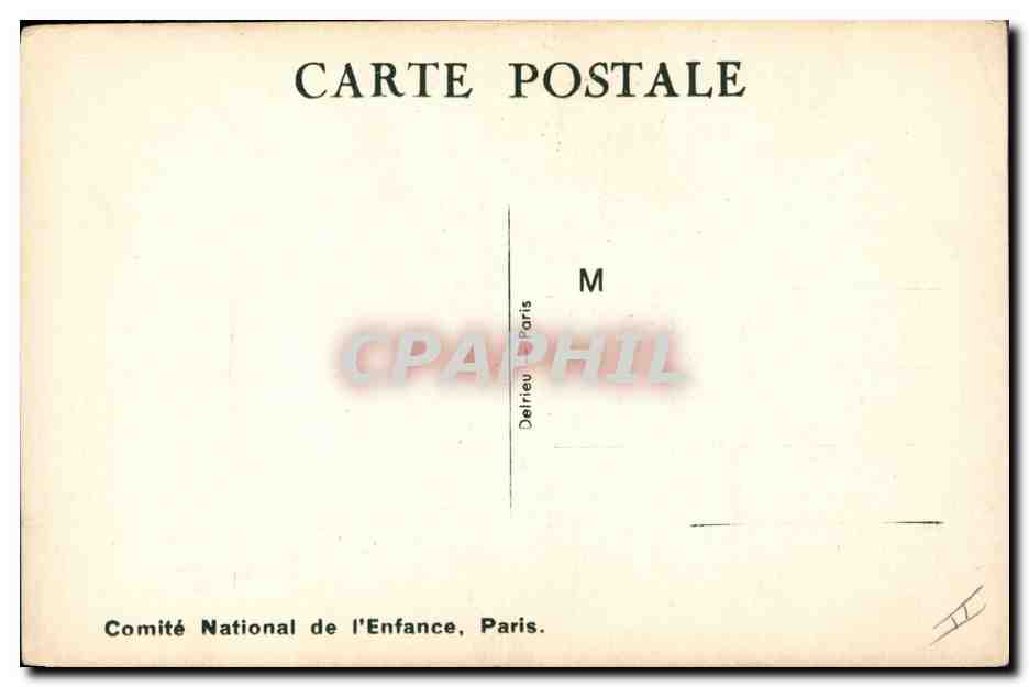 CPA Fantaisie Illustrateur Mallet Enfant Grandes vacances  — Rückseite