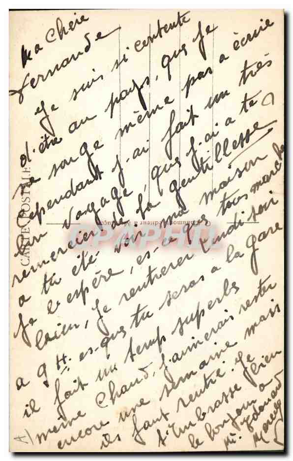 CPA Folklore Cornemuseuux Bourbonnais  — Verso