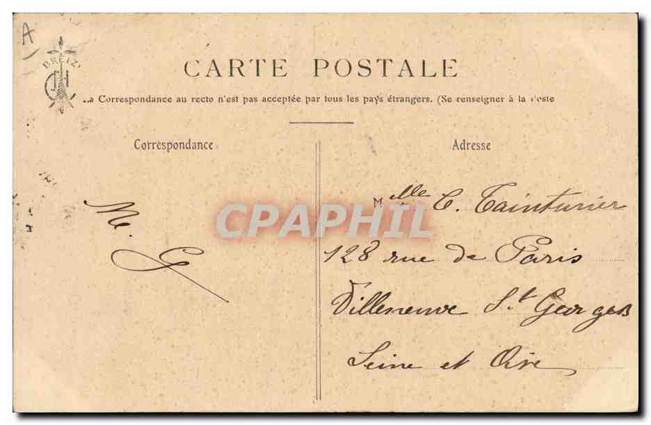 CPA Folklore La berceuse du violoneux Violon  — Verso