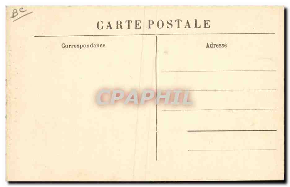 CPA Folklore Le Cabrettaire Type de musicien de campagne faisant danser la bourree  — Verso