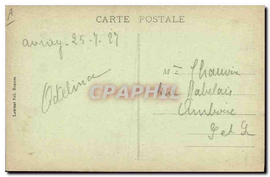 CPA Folklore Binious  — Verso