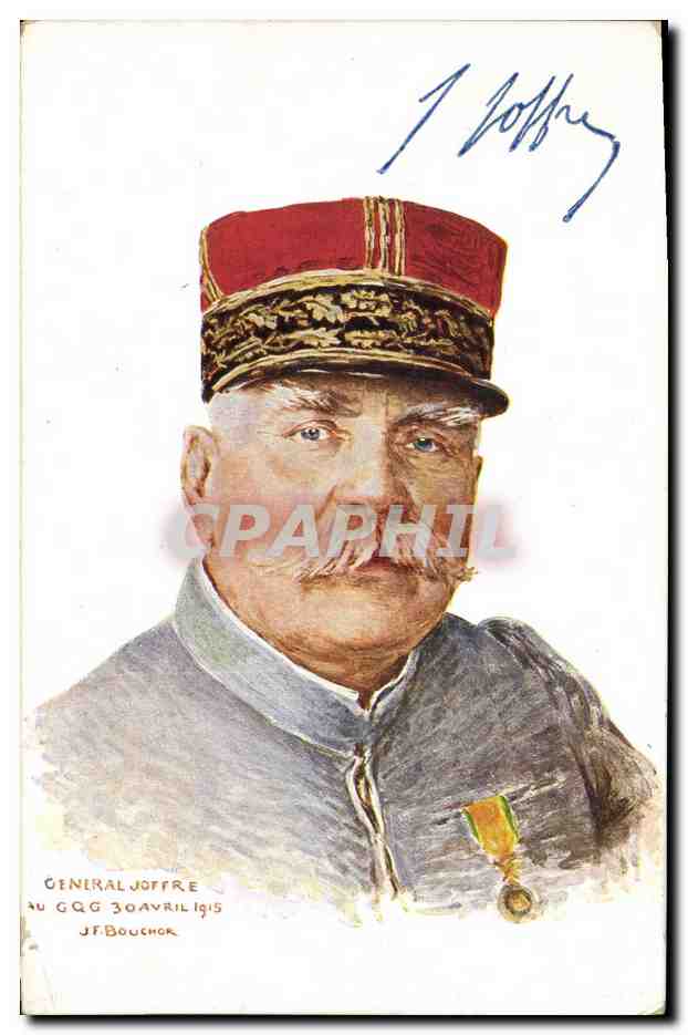 CPA Militaria General Joffre