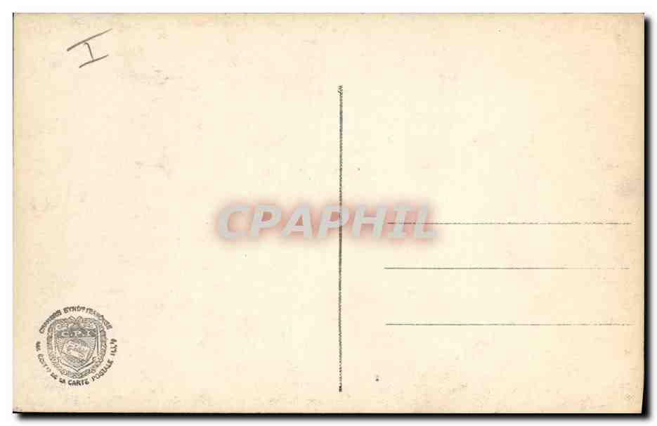 CPA Militaria Joffre  — Rückseite