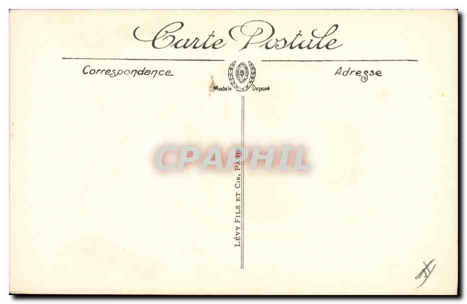 CPA Militaria General Joffre  — Verso