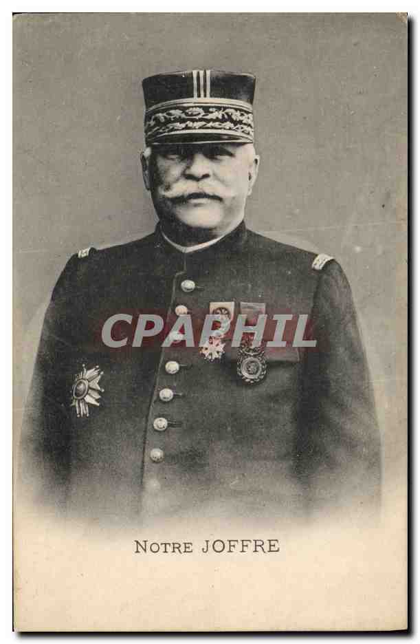 Notre Joffre — Général français en uniforme — CPAPHIL - Anverso