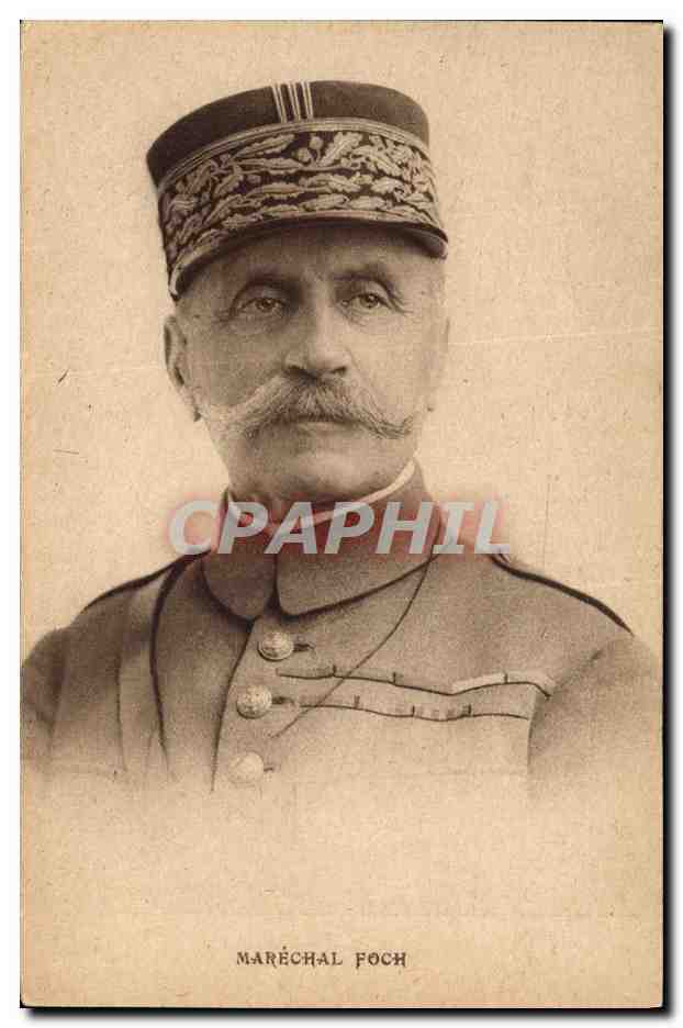 CPA Militaria Marechal Foch 