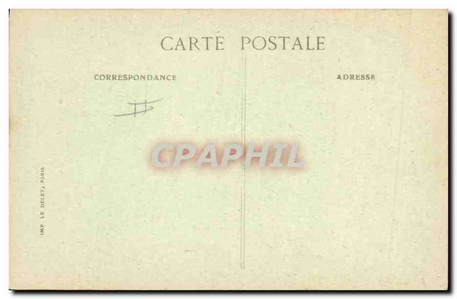 CPA Militaria Les Fetes de la Victoire a Paris 14 Juillet 1919 Remise d'une gerbe au Marechal Foch  — Verso