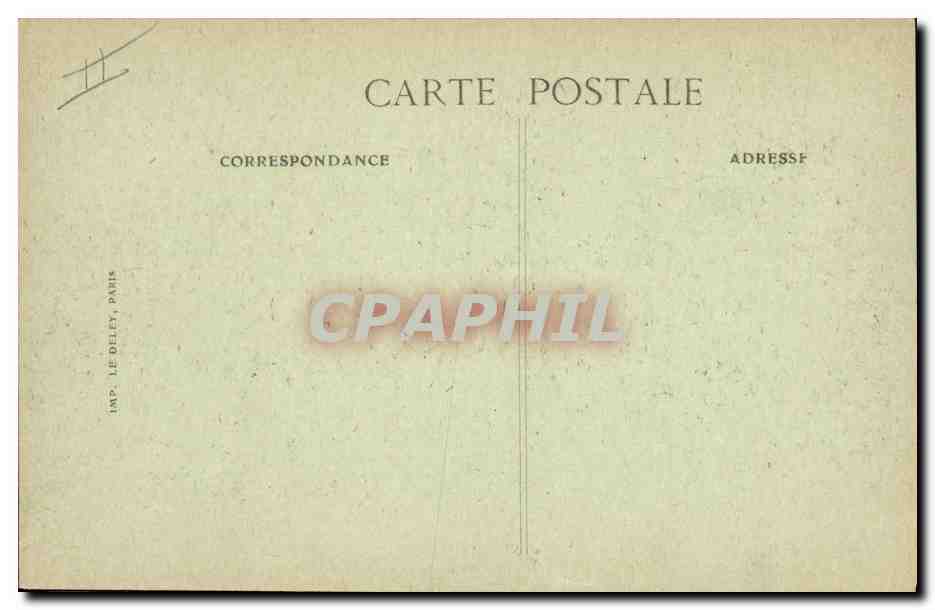 CPA Militaria Les Fetes de la Victoire a Paris 13 Juillet 1919 Sur les marches de l'hotel de ville Poincare Joffre Foch  — Verso