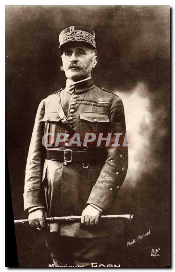 CPA Militaria Marechal Foch 
