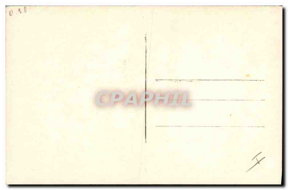 CPA Militaria Marechal Foch  — Verso